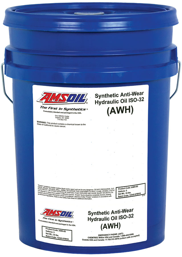 Synthetic Anti-Wear Hydraulic Oil - ISO 32 - 55 Gallon Drum